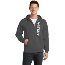 Adult Hooded Full Zip Sweat Shirt - Screen Print