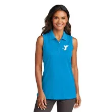 Women's Dry Zone® UV Micro-Mesh Sleeveless Polo - Screen Print