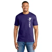 Adult Softstyle® T-Shirt - Screen Printed w/ Vertical Staff